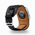 Pulseira Couro Bracelete Cuff 2 em 1 Preto Compatível com Apple Watch na internet