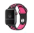 Pulseira Esportiva Furos Preto Rosa Compatível com Apple Watch - comprar online