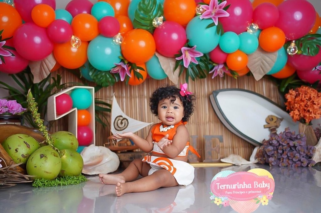 Fantasia Moana Baby 2 Anos