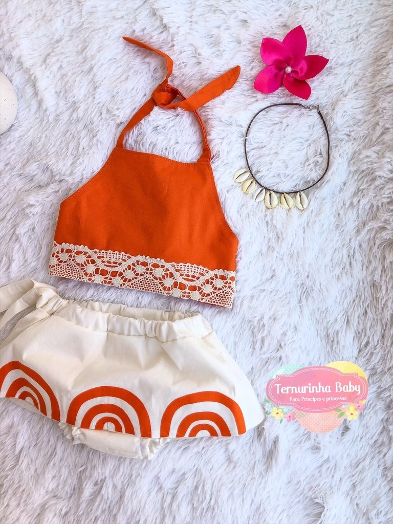 Fantasias Moana Luxo Moana Baby Roupas Infantis Fantasia