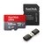 Sandisk Ultra Micro SD 128GB 32GB 64GB 256GB 16G 400GB Micro SD Card SD / TF Flash Card Cartão de memória 32 64 128 GB microSD para telefone - comprar online