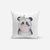 Almofada com Enchimento Panda Chiclete Branca - comprar online