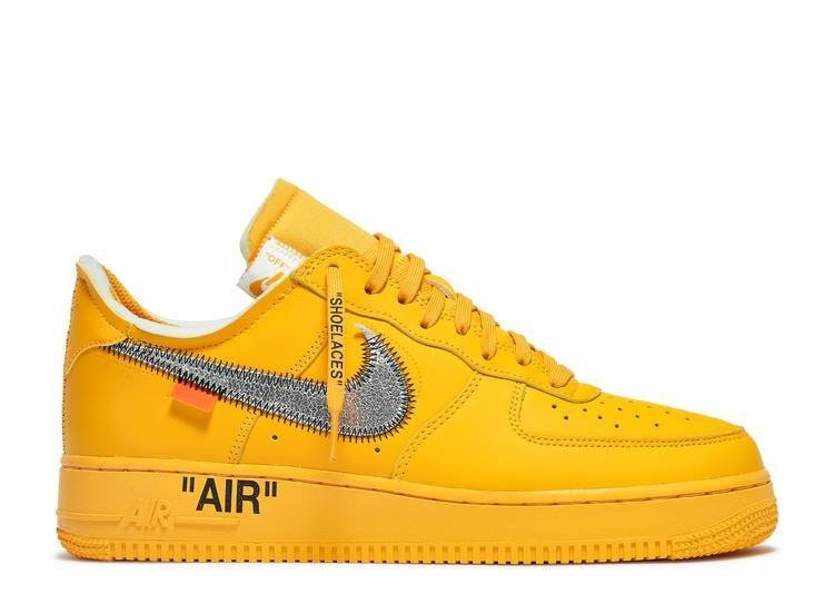air force off white amarelo