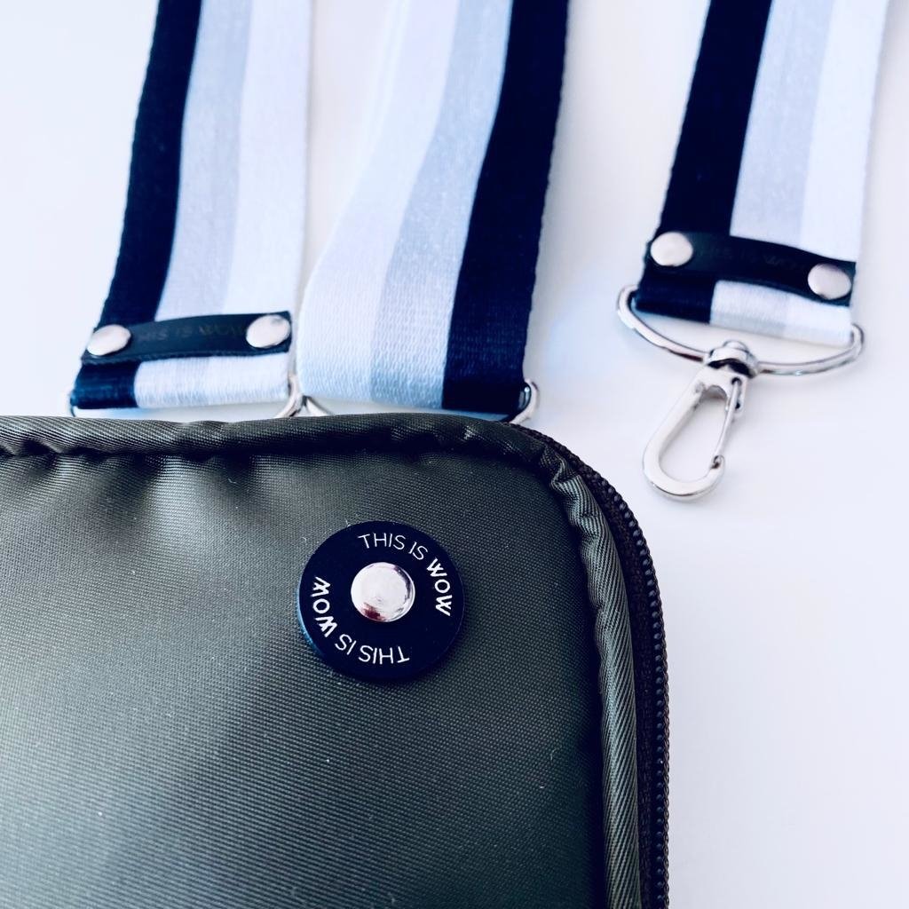 MINI BAG WOW! PORTA CELULAR VERDE MILITAR - THIS IS WOW