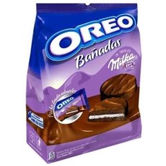 Biscoito Bañadas Chocolate Ao Leite Oreo & Milka Importado