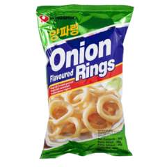 Salgadinhos Importados Coreia - Nongshim Onion Rings - Aneis de Cebola 90G