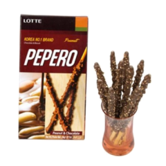 Chocolate Pepero Peanut Lotte Doce Asiático Importado