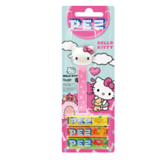 Pez Hello Kitty - patinhas - Dispenser + 3 Pastilhas Bala