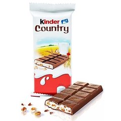 Kinder Country - Barra Chocolate Com Cereais Crocantes