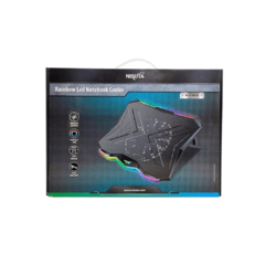 Base Notebook Reclinable LED Rainbow Nisuta NS-CN93R c/ 1 Cooler 180mm - DOBLE CLICK