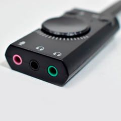 Conversor USB a Audio 7.1 Virtual con control de volumen Nisuta NS-COUSAU7G - comprar online