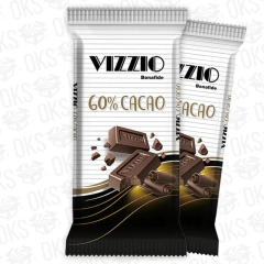 Tableta Chocol.Vizzio 60% Cacao 130gr
