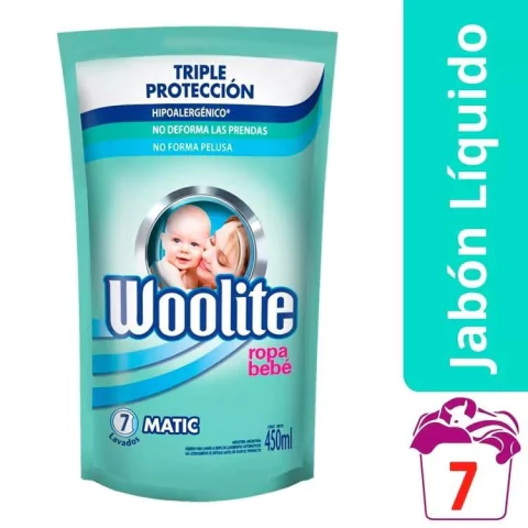 Detergente Woolite Bebe D/P 450 Cc - TuChanguito