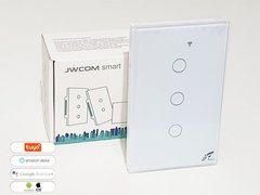Interruptor Touch Wifi + Rf433mhz 3 Botões Jwcom Protocolo Tuya - comprar online
