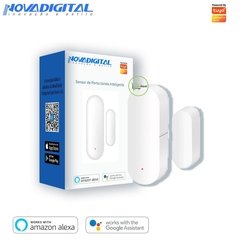 Sensor de Porta / Janela Wi-Fi Nova Digital Tuya - SPJW-02