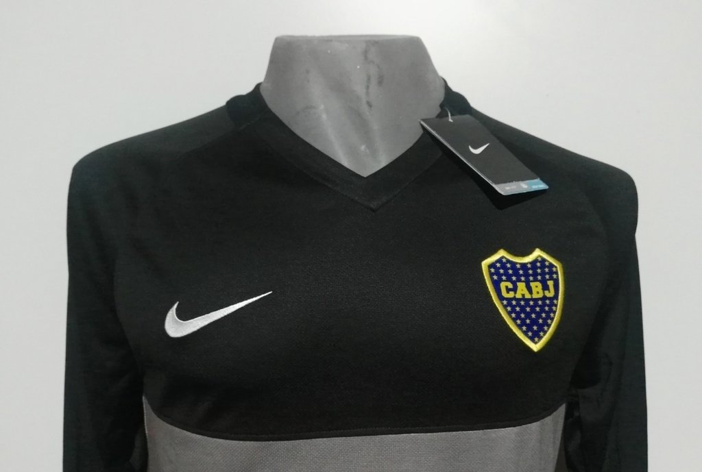 Buzo Arquero Nike Boca Juniors Negro Futbol Profesional