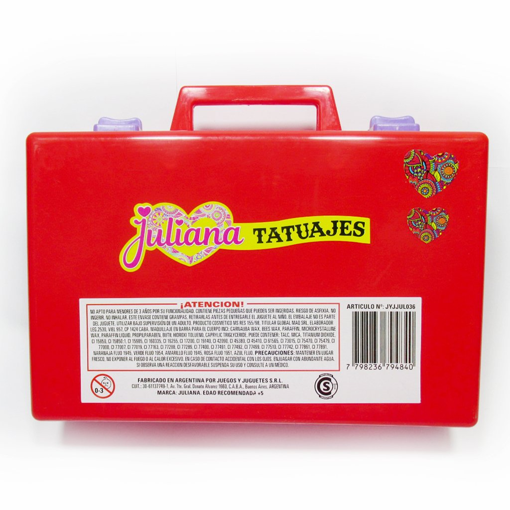 VALIJA JULIANA - TATUAJES - Comprar en Arrayán