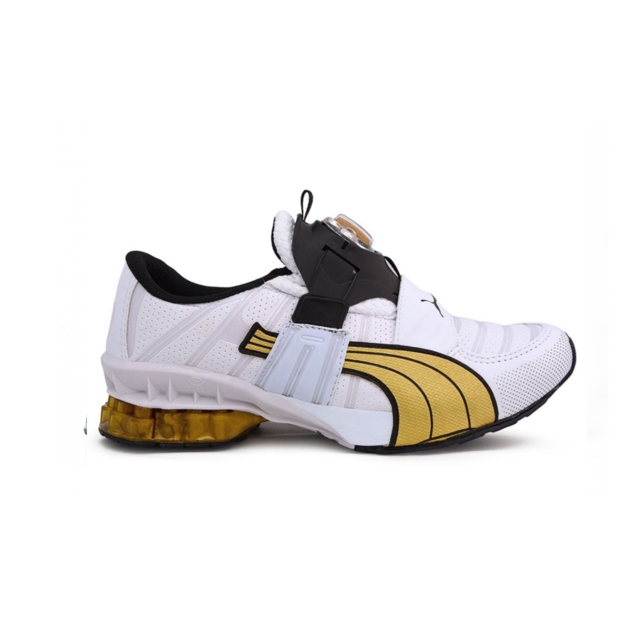 Puma Disc Relíquia White and gold - KingLine Supply