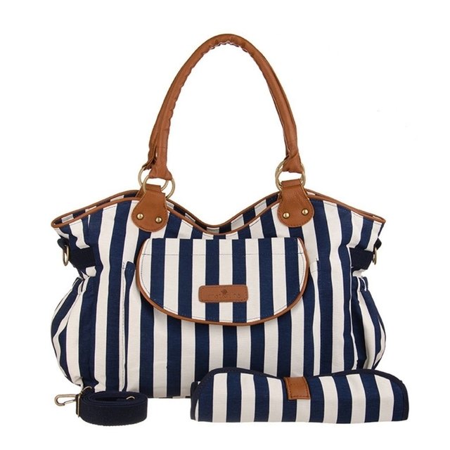 Bolso Maternal Milan Gabardina con Diseños - Lebebel