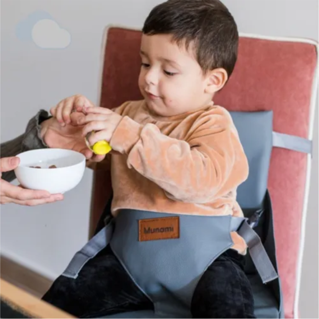 Silla de comer para bebes transportable Munami