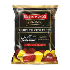 NUEVO MUNDO - Chips de vegetales MIX x 85g