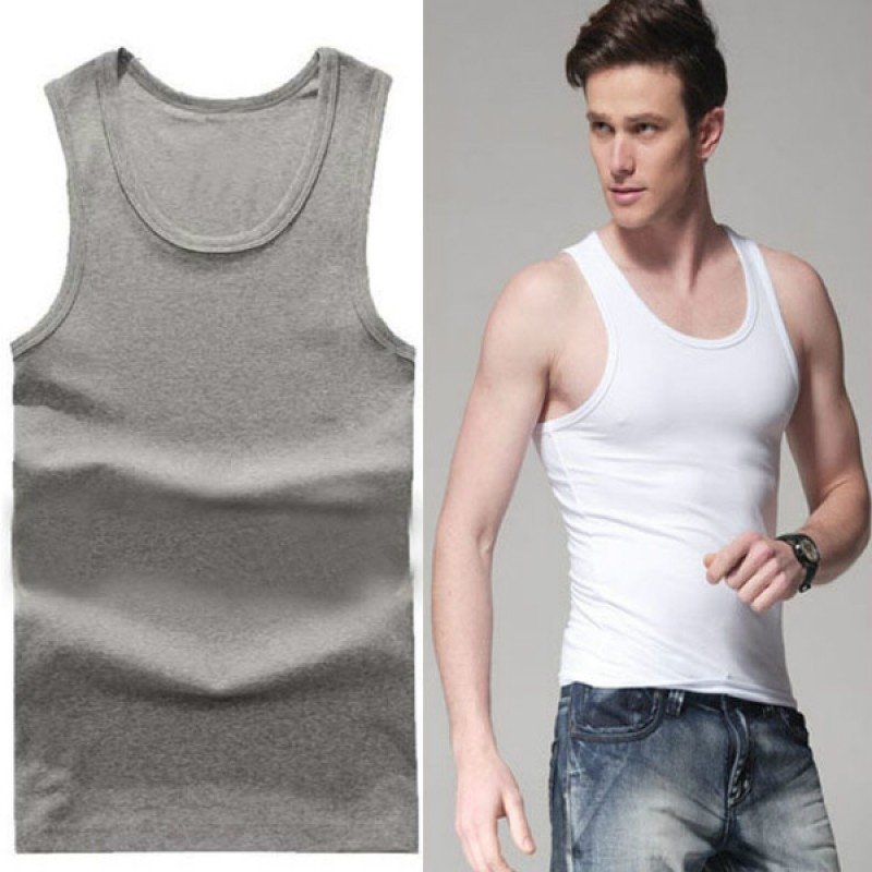 camisa regata masculina slim