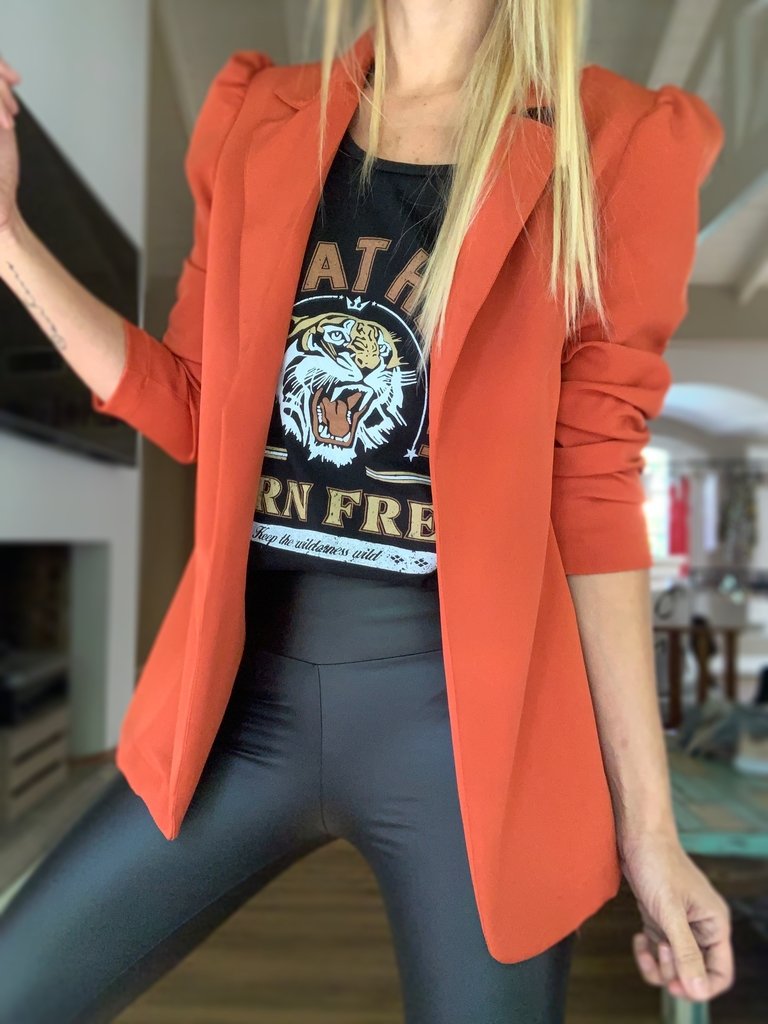 Blazer▶︎TANIA ladrillo• - LA TIENDA by Me!