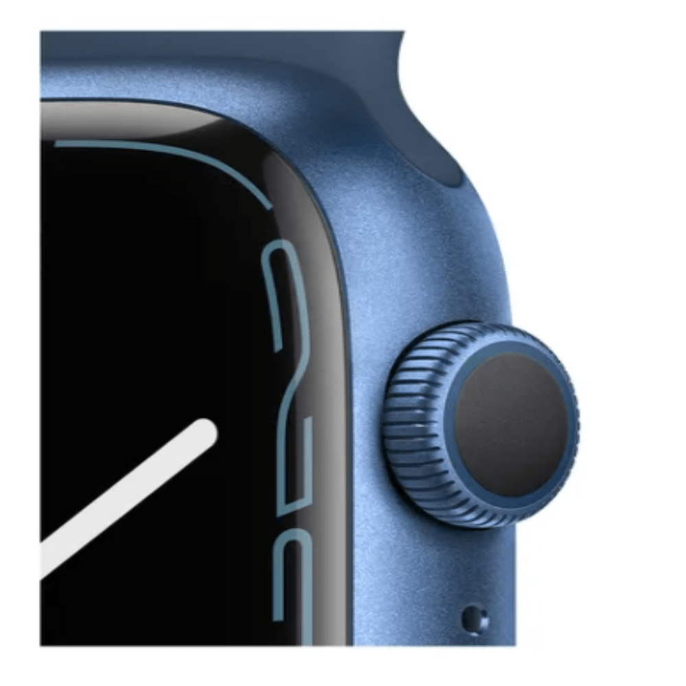 Apple Watch Series 7 (GPS, 45mm) - Caja de aluminio color azul - Correa  deportiva azul abismo