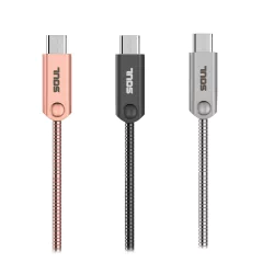 Cable Soul Iron Acero Reforzado Carga Rápida Lightning / Tipo-C / Micro Usb