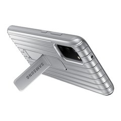 Funda Samsung S20 S20+ S20 Ultra Rugged Kick Stand Original silver plata en Punto Digital