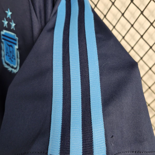 Camisa Polo Argentina 2022/2023 Azul Adidas Masculina Copa do Mundo