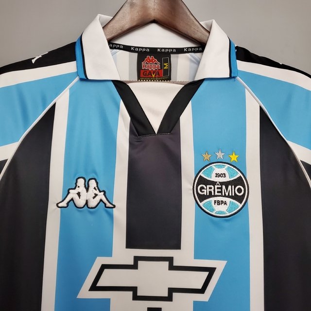 Camisa Grêmio I 2000 Retrô Kappa Masculina