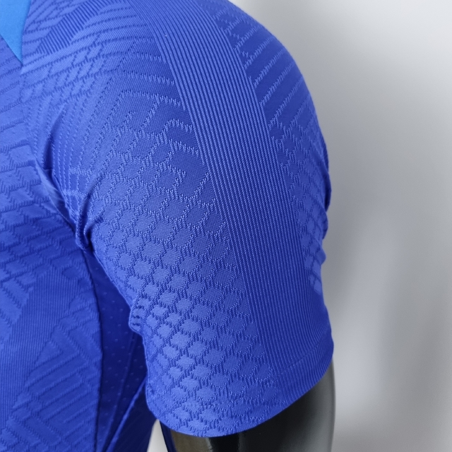 Camisa Treino Holanda 2022/2023 Azul Jogador Nike Masculina