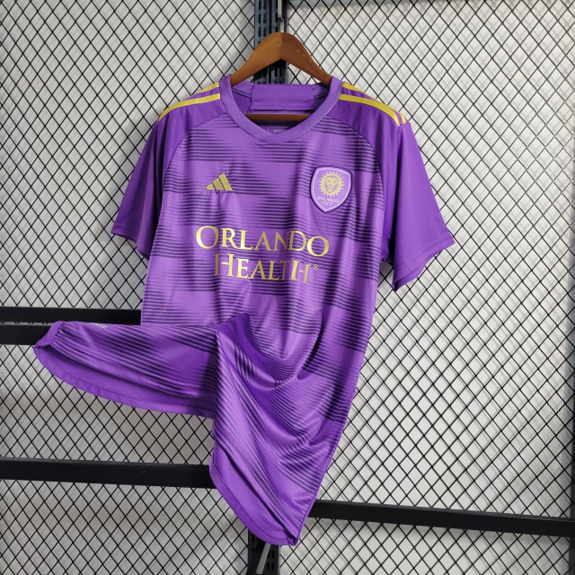 Camisa Orlando City I 2023/2024 Torcedor Adidas Masculina