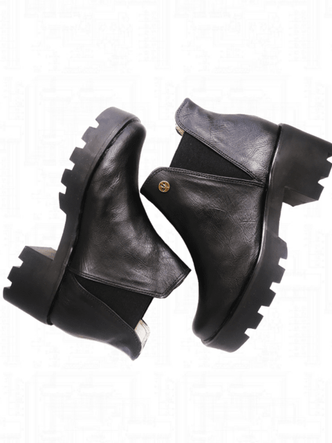 Envío gratis | Botines para dama bajitos en color negro | Moda