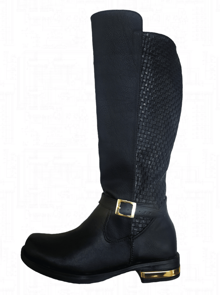 Zapatos Botas para niñas | Botas Largas en color negro para niñas