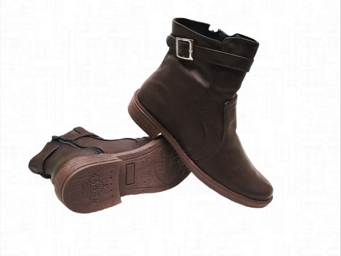 Botas cortas de dama sin tacón envío gratis | Botines negros