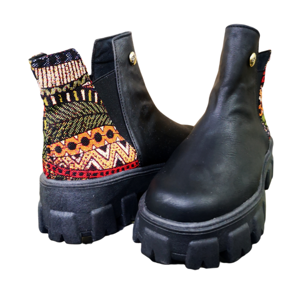 Botines negros con plataforma | Botines de moda