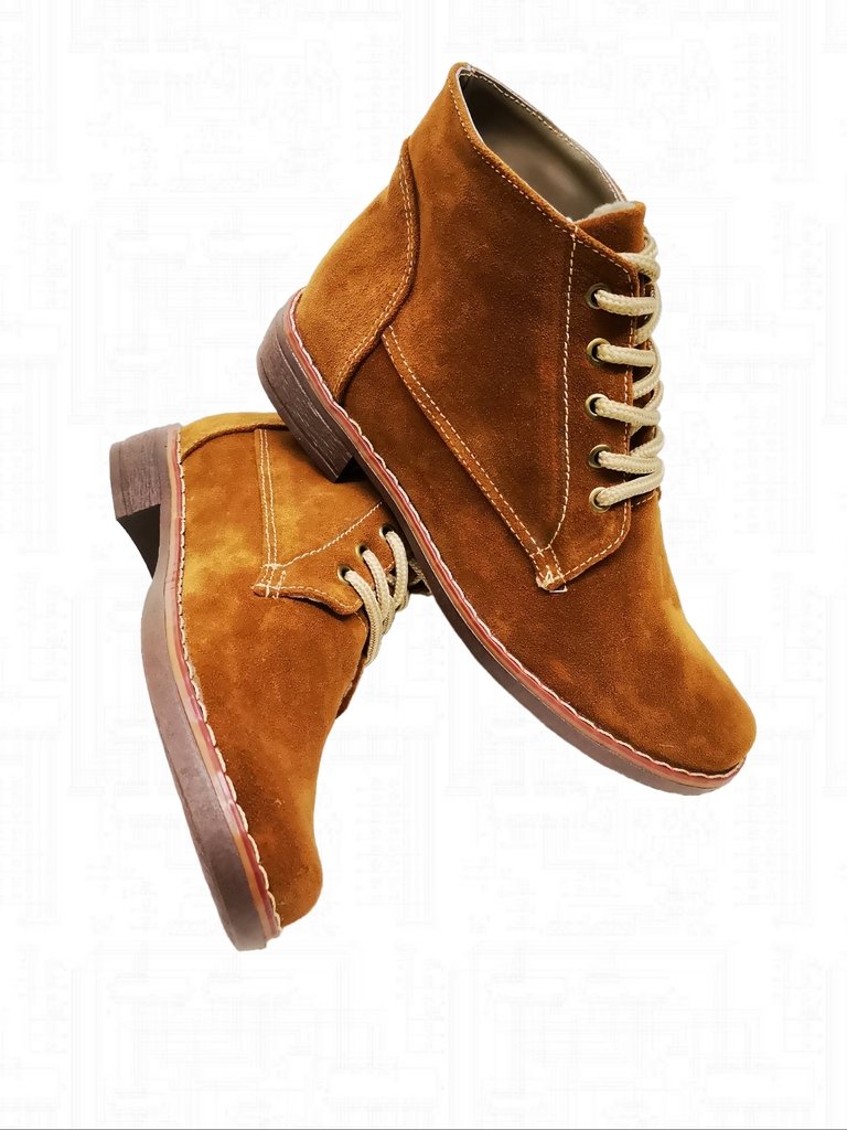 Botas moda | Botas cortas para mujer color miel