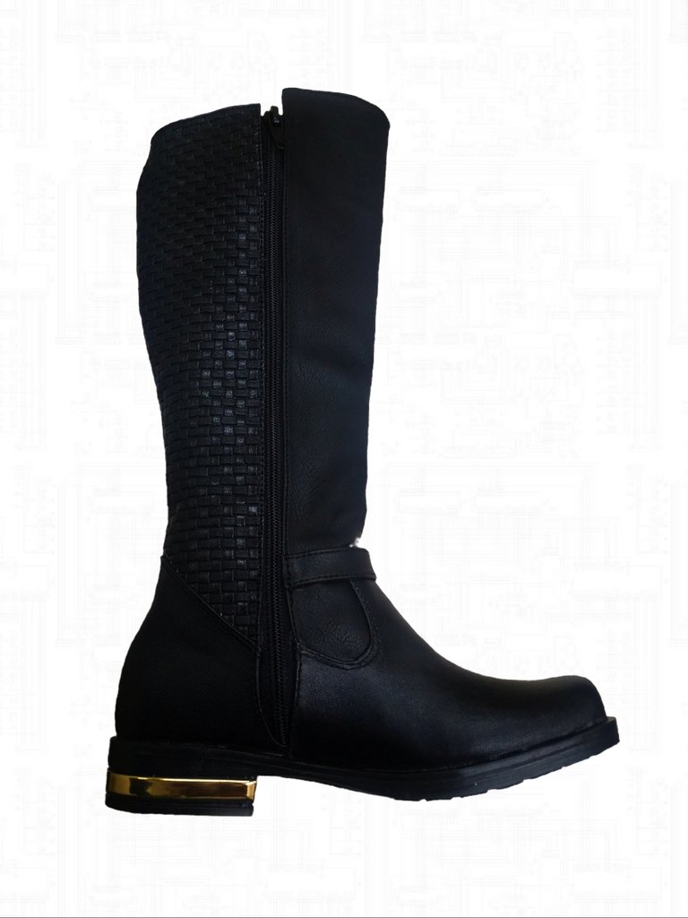 Zapatos Botas para niñas | Botas Largas en color negro para niñas
