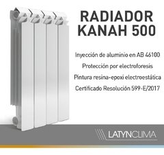 Radiador Kanah 500 X 13 Elementos + Blister sin cargo - comprar online