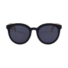 Lentes Gafas de Sol Grandes para Mujer Oscuros Negros de Bambú UV400