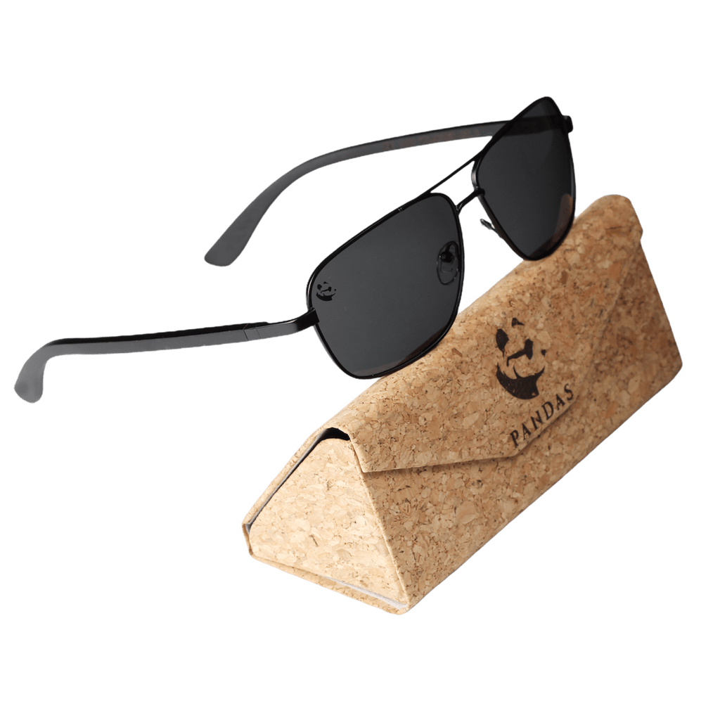 Lentes Gafas de Sol Hombre Vintage Grandes de Madera Polarizado UV400