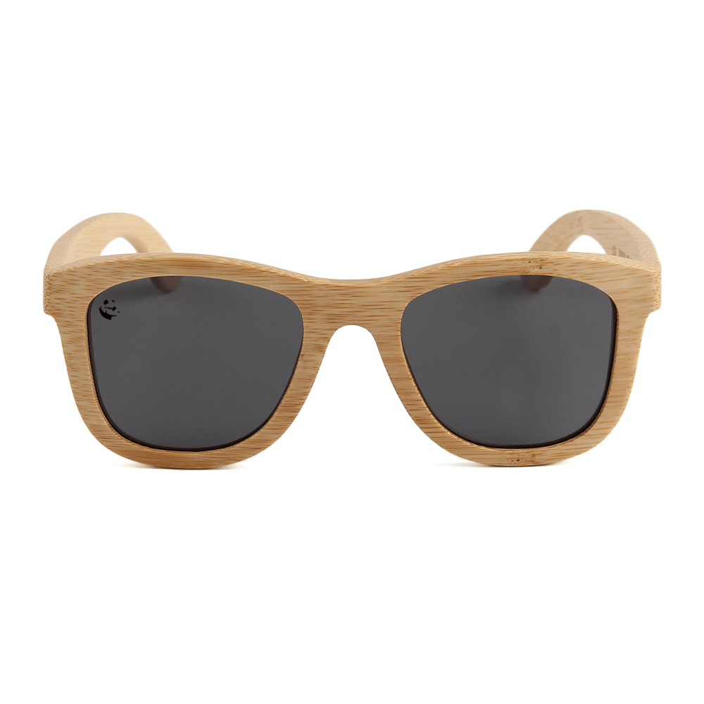 Lentes Gafas de Sol Mujer Dama Retro de Madera de Bambú Polarizado UV