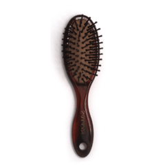 Cepillo para cabello - ovalado pequeño con pins de plástico