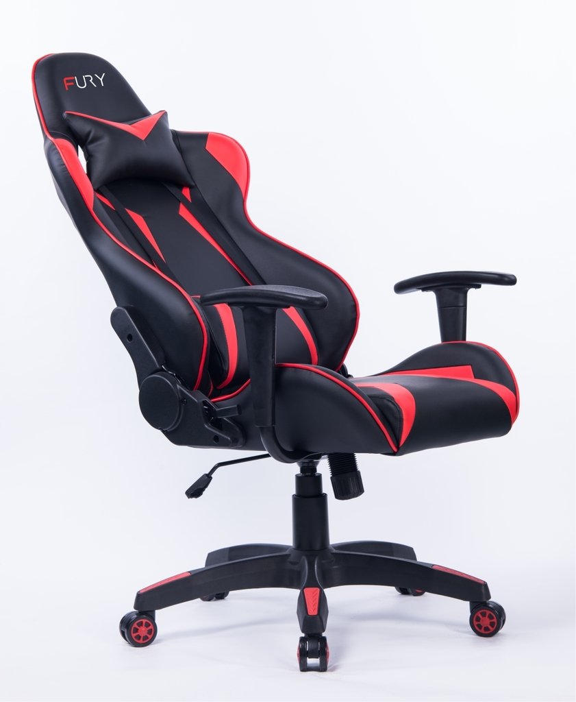 Cadeira Gamer Fury 7002 - Couro PU, Reclinável 180º- Premium