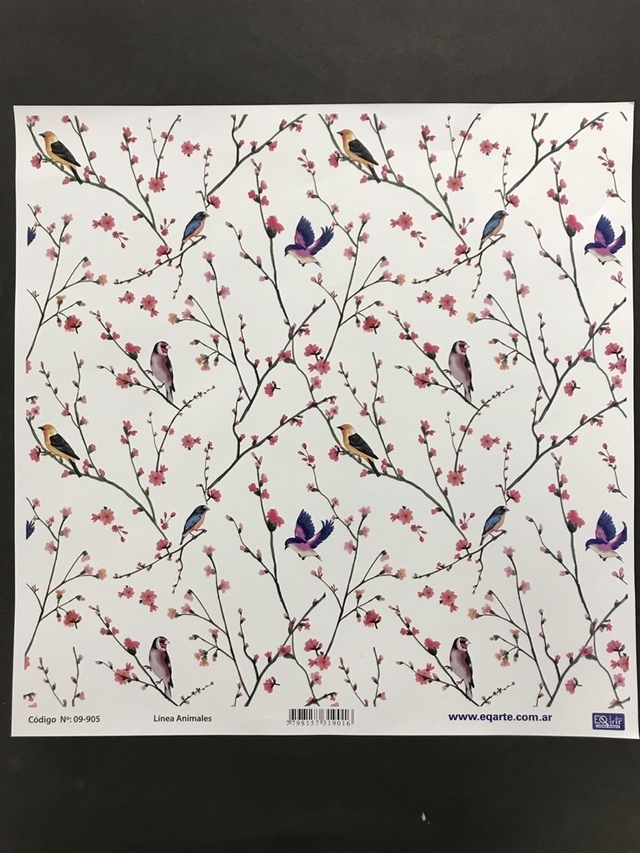 LAMINAS DECOUPAGE EQ 30X30 Por unidad