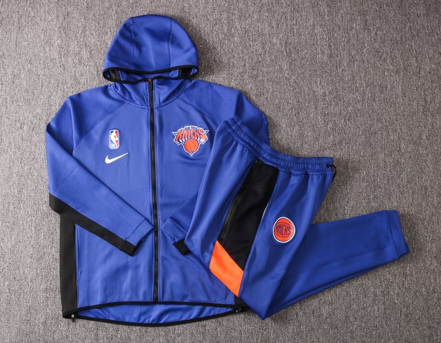 knicks therma flex moletom com capuz