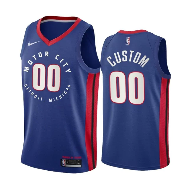 Regata NBA Nike Swingman - Detroit Pistons City Edition 20-21 - CUSTOMIZADA