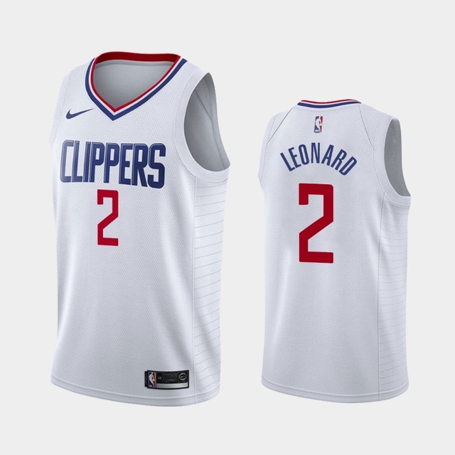 Regata NBA Nike Swingman - Los Angeles Clippers Branca - Leonard #2